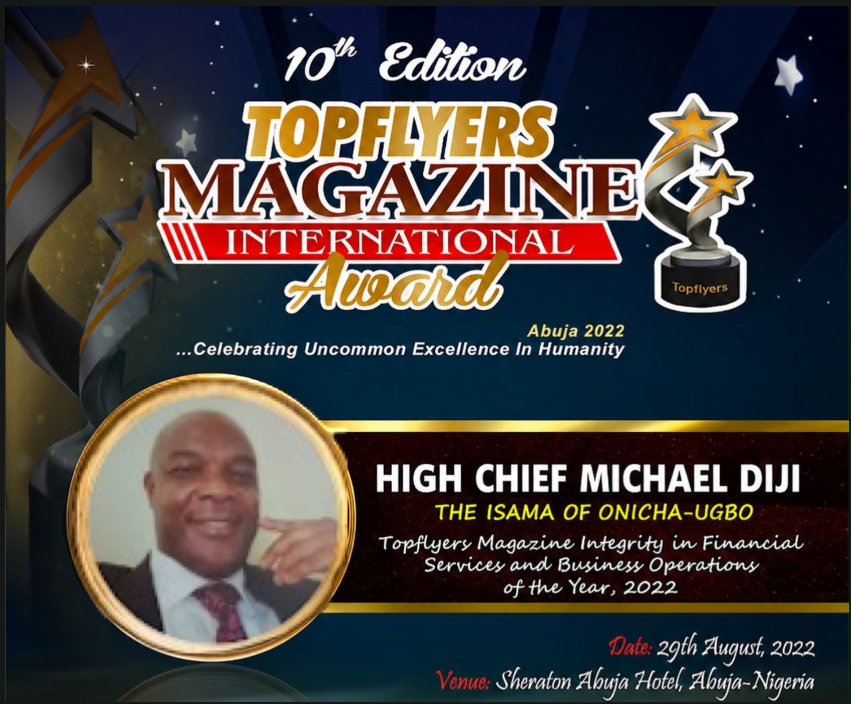 TopFlyers Magazine International Awards ceremony, Sheraton Abuja